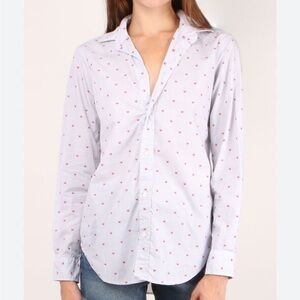Frank and Eileen Eileen Italian cotton button up top